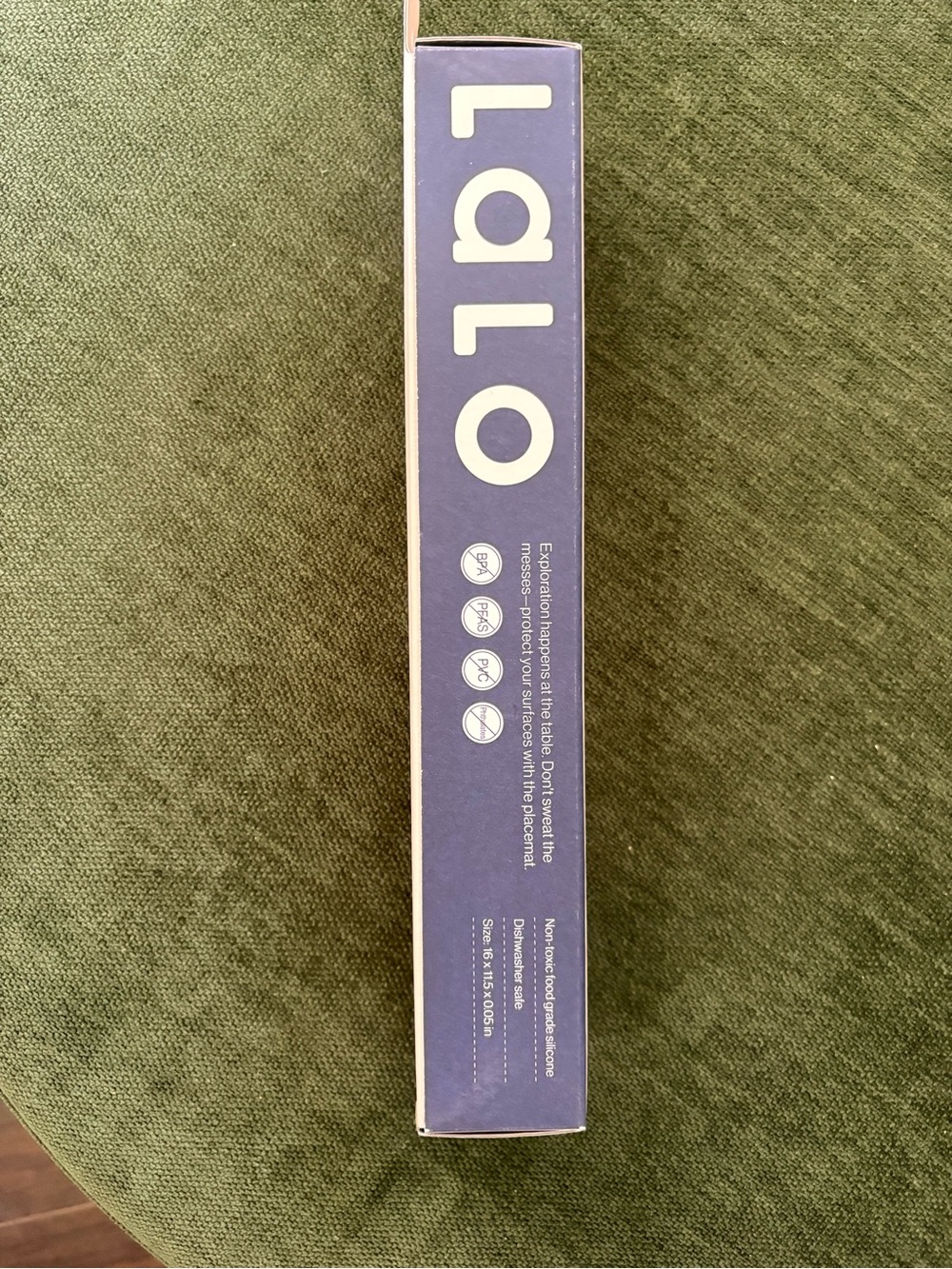 NWT Lalo Silicone Placemat in Blueberry - Picture 3 of 3